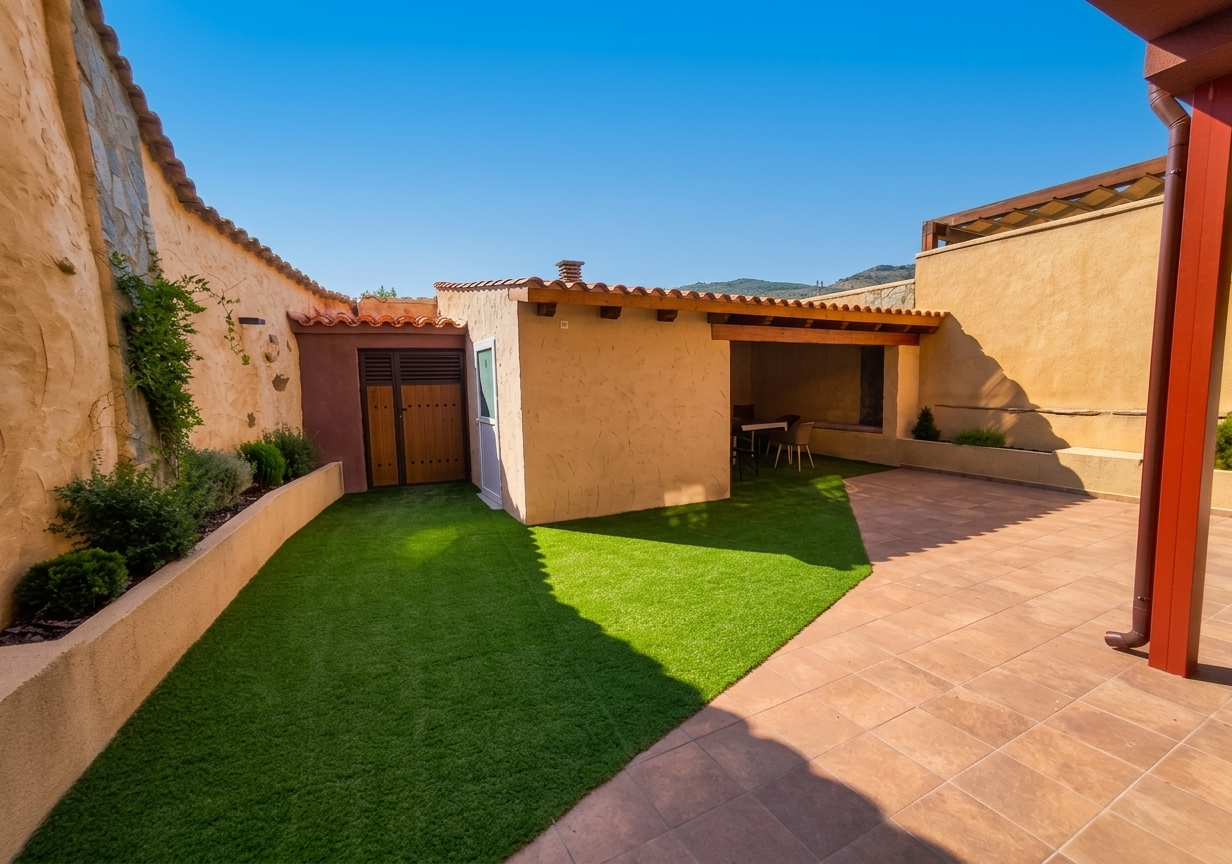 Apartamento 3 Lobitos patio